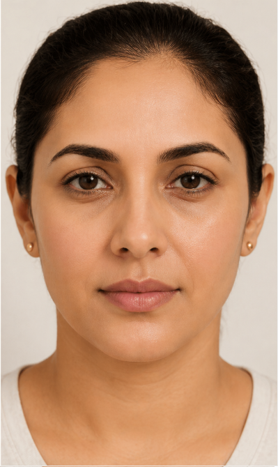 After Botox — Forehead Lines
