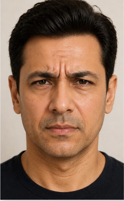 Before Botox — Crow's Feet